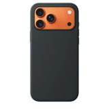 Coverzone İphone 17 Pro İle Uyumlu Özel Üretim Leke, Parmak İzi Tutmayan Silinebilen İçi Kadife Lansman Silikon Premium Telefon Kılıfı LK1 Siyah