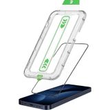 Coverzone iPhone 17 Pro İle Uyumlu Temperli Ekran Koruma Hızlı Kolay Uygulama Aparatlı Kıt Box Çizilmez 9H Glass Full Cover Magic Ekran Koruyucu