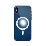 Coverzone iPhone XS 5.8 ile uyumlu Kılıf Şeffaf, Wireless Magsafe ile uyumlu Silikon Kapak Kamera Koruma Çıkıntılı Kılıf, Şeffaf