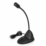 Coverzone Kablolu Kondansatör Mikrofon 3.5mm Stereo Jack Bağlantı Gürültü Azaltıcı 20Hz-20kHz Frekans Tepkisi -58dB Hassasiyet ≤10kΩ Empedans Masaüstü Esnek Boyunlu Mikrofon | T-350