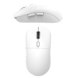 Coverzone Kablosuz Gaming Mouse 12800 DPI 3 Modlu Bluetooth 2.4G USB Kablolu 1000Hz Raporlama Hızı 67g Ultra Hafif 6 Tuş 300mAh Şarjlı Ofis Oyuncu Mouse | AJAZZ NJ07 (Beyaz - NJ07)