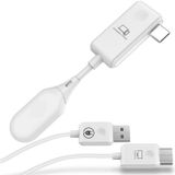 Coverzone Kablosuz HD Görüntü Aktarıcı Seti - 50m Menzil, USB-C Verici ve Alıcı, Plug & Play, HDMI Destekli, Video İzleme, Oyun Oynama ve Fikir Paylaşımı İçin Uygun | ZR1179