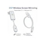 Coverzone Kablosuz Hd Görüntü Aktarıcı Seti 50M Usb-C Verici Alıcı Hdmı Plug Play | Zr1179