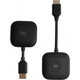 CoverZone Kablosuz HDMI Verici Alıcı Kiti | Wireless Hd Transmitter Receiver | 1080P 60Hz Görüntü Aktarımı | Tv, Projeksiyon, Notebook, Pc ile Uyumlu - S1 HDMI - Siyah