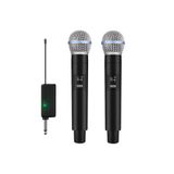 Coverzone Kablosuz Karaoke Çift Mikrofon6.35mm Sahne Parti Aktivite Amfi Hoparlör Bluetoothsuz | WN06