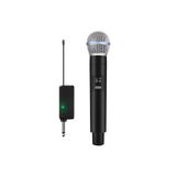 Coverzone Kablosuz Karaoke Mikrofonu 6.35mm Sahne Performansı Partiler Aktiviteler Amfi Hoparlör Için Wn05