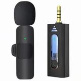 Coverzone Kablosuz Mikrofon Wireless Tekli Yaka Mikrofonu 3.5mm Aux Girişli Sokak Müzisyenleri Amfi Hoparlör Bilgisayar Youtuber Tablet Tak Çalıştır (TELEFON DESTEKLEMEZ) K35