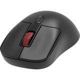 CoverZone Kablosuz Mouse 2.4g + Bluetooth Çift Modlu Sessiz Tıklama 1600 Dpı Ayarlı Hafif Ergonomik Tasarım 4 Tuşlu USB Alıcılı Tak Çalıştır Bilgisayar Mouse | Ajazz NJ02 - Siyah