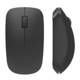 CoverZone Kablosuz Optik Mouse 2.4g USB Alıcılı Tak Çalıştır 1000 Dpı Hassas Izleme 60G Hafif Ergonomik Tasarım Sessiz 3D Tekerlek Dizüstü Masaüstü Pc Uyumlu Siyah | Ajazz NJ06