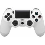 Coverzone Kablosuz Pc ve Ps4 Uyumlu Oyun Kolu Joystick Gamepad Dualshock Yeni Nesil V2 Beyaz