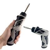 Coverzone Kablosuz Tornavida – 6V 180RPM, LED Işıklı, Katlanabilir Gövde, İleri-Geri Fonksiyonlu, 4xAA Pil ile Çalışan, Yumuşak Tutuşlu Elektrikli Vidalama Seti | KCS-616