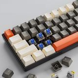 Coverzone Leaven K780 Kablolu Mekanik RGB Işıklı Klavye 78 Tuşlu Kompak ve Şık Tasarım İngilizce Q Klavye Ev ve Ofis Klavyesi (Mavi Switch)