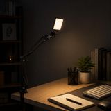 Coverzone Led Aydınlatma Hareketli Masa Işık Tutacağı Youtuber-Twitch Yayıncı Standı, Görüntülü arama, Masaya sabitletleme Hareketli Tutucu Stand | S01 SET