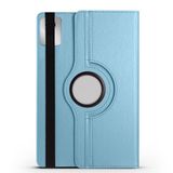 Coverzone Lenovo M11 ile uyumlu TB-330FU Uyumlu Standlı 360° Yatay Dikey Dönebilen Deri Tablet Kılıfı Mavi