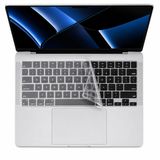 Coverzone MacBook ile Uyumlu Klavye Koruyucu, M1 M2 M3 M4 M5 ve A2442 A2779 A2918 A3404 Uyumlu Silikon Klavye Kılıfı, Toz Kırıntı Koruma