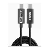 Coverzone Macbook İle Uyumlu Thunderbolt 4 Kablo Usb-C'Den Usb'Ye 4.0,8K,40Gbps,Pd100W Şarj, 100 Cm