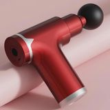 Coverzone Masaj Aleti Motorlu 20W Derin Doku Kas Masaj Tabancası 6 Kademeli Masajı Type-C Hızlı Şarj Girişli 4 Farklı Masaj Başlıklı F830 - Kırmızı