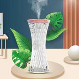 Coverzone Masaüstü Lamba Ve Nemlendirici Şarjlı Işık Kristal Elmas Desenli 7 Farklı Renk Atmosfer Lamba Göz Yormayan Işık Kitap Okuma Işı�