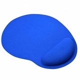CoverZone Mavi Bilek Destekli Kumaş Yüzey Kaymaz Alt Taban Kullanıcı Dostu Şık ve Rahat Tasarım Mouse Pad