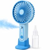 Coverzone Mini Fan Vantilatör Şarjlı Su Buharlı Taşınabilir Masa Fanı Buharlı Serinletme, Ev Ofis Kamp Seyahat El Tipi Sulu Fan Telefon Tutucu Özellikli Masaüstü Ofis Için Vantilatör K25 Mavi