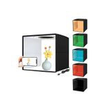 Coverzone Mini Fotoğraf Stüdyosu Işık Kutusu 40Cm X 40Cm Fotoğraf Çekim Çadırı Taşınabilir Katlanabilir