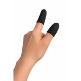 Coverzone Mobil Oyun Parmak Kılıfı, Yüksek Hassasiyetli Dokunmatik Parmak Kolu, Terletmeyen Kaydırmaz Gamer Finger Sleeve, FPS PUBG Oyun Aksesuarı, Telefon Tablet Uyumlu - KP01 (Bir Çift - Siyah)