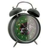 Coverzone Modern Resimli Çalar Saat Dekoratif Yüksek Sesli Mekanik Alarm Sesli Uzay Temalı Çalar Alarmlı Saat Dekoratif Hediyelik 16 x 11 x 5 cm Galakside Gezinti