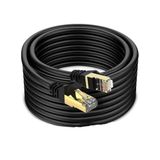 Coverzone Narita 3 Metre 10Gbps Network Kablosu Cat 7 Siyah Renk Ağ Kablosu 3 Metre Ethernet Kablo (3 Metre)