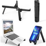 Coverzone Notebook Laptop Tablet Telefon Plastik Stand Masaüstü Tutucu 4-15,6 inç Tablet Telefon Uyumlu