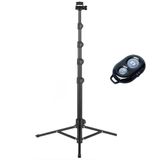 Coverzone NP588 170 cm Tripod ve Monopod Özellikli Kullanımı Kolay ve Pratik iç ve Dış Mekan Fotoğraf ve Video Çekimleri için Tripod (NP588 170 cm Tripod + Telefon Tutucu + Kumanda)