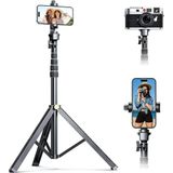 Coverzone NP688 210 cm Tripod ve Monopod Özellikli Kullanımı Kolay ve Pratik iç ve Dış Mekan Fotoğraf ve Video Çekimleri için Tripod (NP688 210 cm Tripod)