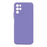 Coverzone Omix X700 İle Uyumlu Kamera Korumalı Premier Silikon Arka Kapak Telefon Kılıfı Lila