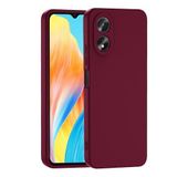 Coverzone Oppo A38 İle Uyumlu Kılıf Z-Mara Lansman Vieri Tam Koruma Arka Kapak Kamera Koruma Çıkıntılı Pürüzsüz Yüzey Koyu Mor