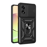 Coverzone Oppo A38 ile Uyumlu PhoenixShield Sürgülü Kamera Korumalı Kapak, Tam Koruma Manyetik Vega Kapak Kılıf
