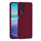 Coverzone Oppo A60 İle Uyumlu Kılıf Z-Mara Lansman Vieri Tam Koruma Arka Kapak Kamera Koruma Çıkıntılı Pürüzsüz Yüzey Koyu Mor
