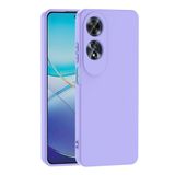 Coverzone Oppo A60 İle Uyumlu Kılıf Z-Mara Lansman Vieri Tam Koruma Arka Kapak Kamera Koruma Çıkıntılı Pürüzsüz Yüzey Lila