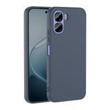 Coverzone Oppo A6T İle Uyumlu Kılıf Z-Mara Lansman Vieri Tam Koruma Arka Kapak Kamera Koruma Çıkıntılı Pürüzsüz Yüzey Oppo A6T kılıf Lacivert