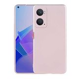 Coverzone Oppo A96 4G ile uyumlu Kılıf Soft ve pürüzsüz dış yüzey Silikon Kılıf, Ultra ince yapılı Oppo A96 4G uyumlu Kılıf Esnek silikon Premier Arka Kapak Rosegold