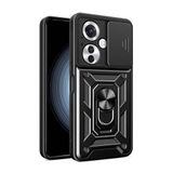 Coverzone Oppo Reno 11F ile Uyumlu PhoenixShield Sürgülü Kamera Korumalı Kapak, Tam Koruma Manyetik Vega Kapak Kılıf