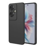 Coverzone Oppo Reno 11F Uyumlu Silikon Kılıf - Soft ve Pürüzsüz Dış Yüzey, Ultra İnce Yapılı, Esnek Premier Arka Kapak - Siyah