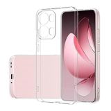 Coverzone Oppo Reno 13 Pro ile uyumlu Kılıf Süper Esnek Yapılı Toz ve Kirden Koruyan Silikon Oppo Reno 13 Pro ile uyumlu Süper Şeffaf Kapak