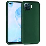 Coverzone Oppo Reno 4 Lite İle Uyumlu Kılıf Z-Mara Lansman Vieri Tam Koruma Arka Kapak Kamera Koruma Çıkıntılı Pürüzsüz Yüzey Koyu Yeşil
