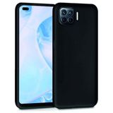 Coverzone Oppo Reno 4 Lite İle Uyumlu Kılıf Z-Mara Lansman Vieri Tam Koruma Arka Kapak Kamera Koruma Çıkıntılı Pürüzsüz Yüzey Siyah