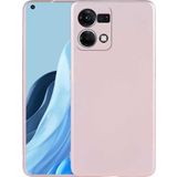 Coverzone Oppo Reno 7 4g Ile Uyumlu Kılıf Premier Silikon Kapak Rosegold