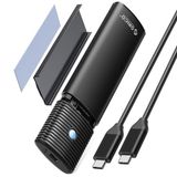 Coverzone Orico USB 10Gbps M.2 NVMe & SATA SSD Harici Kutu, Toolless Tasarım, Alüminyum Soğutuculu Enclosure, 2230–2280 Uyumlu, 4TB Destekli Yüksek Hızlı SSD Dönüştürücü | 1187