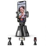 Coverzone Otomatik Akıllı Çekim Selfie 360 Rotasyon Otomatik Akıllı Takip Vlog Kamera Telefon Tutucu
