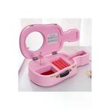 Coverzone Pembe Gitar Tasarımlı Dönen Balerinli Müzik Ve Takı Kutusu 26 cm