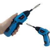 CoverZone Pille Çalışan Vidalama Tornavida | 6V, 180RPM, LED Işıklı, Katlanabilir Saplı, Ileri/geri Fonksiyonlu, Yumuşak Tutuşlu, Çok Amaçlı Elektrikli Tornavida Seti | KCS-615