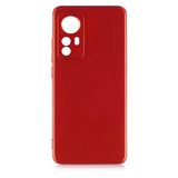 Coverzone Premier Xiaomi Mi 12 İle Uyumlu Kılıf Premier Silikon Kapak Kırmızı