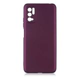 Coverzone Premier Xiaomi Poco M3 Pro İle Uyumlu Kılıf Premier Silikon Arka Kapak Mürdüm